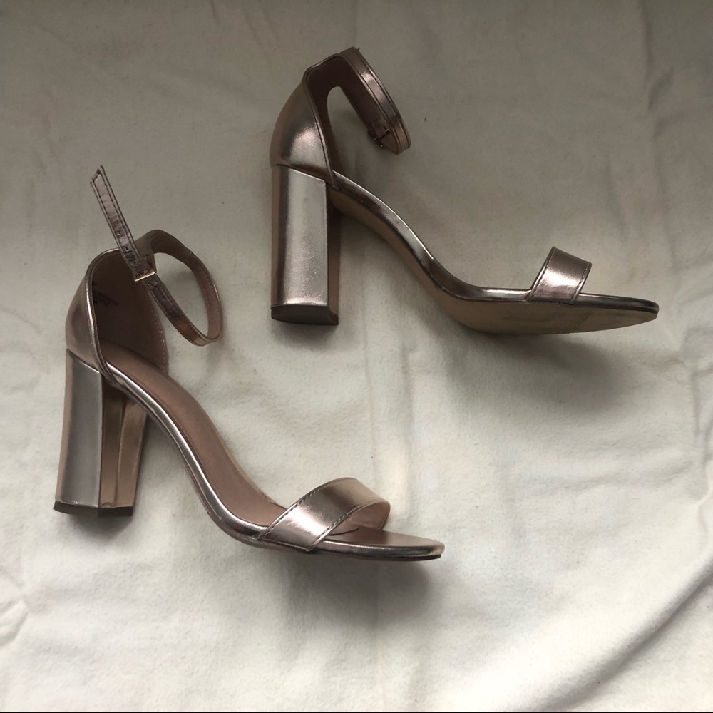 Rose Gold Madden Girl Heels